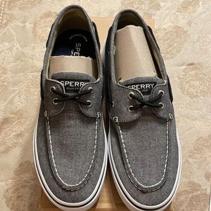 Sperry Halyard 2eye Chmbray Black